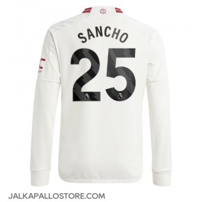 Manchester United Jadon Sancho #25 Kolmaspaita 2023-24 Pitkähihainen